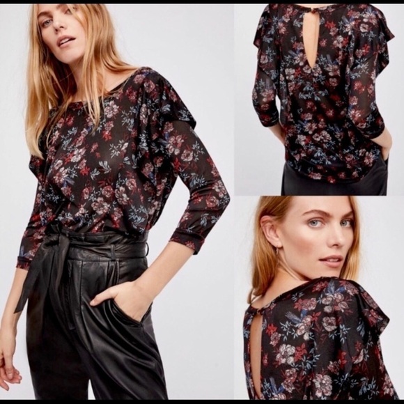 free People | NWT Dock Street Floral Top - Picture 1 of 10